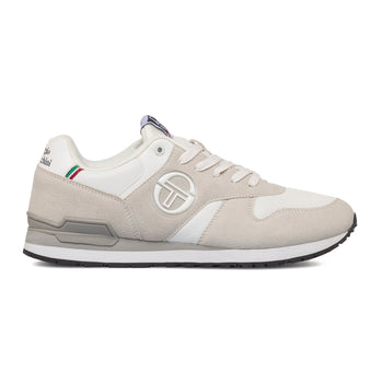 Sneakers bianche e beige da uomo con logo laterale Sergio Tacchini Thunder Active, Brand, SKU s323000314, Immagine 0